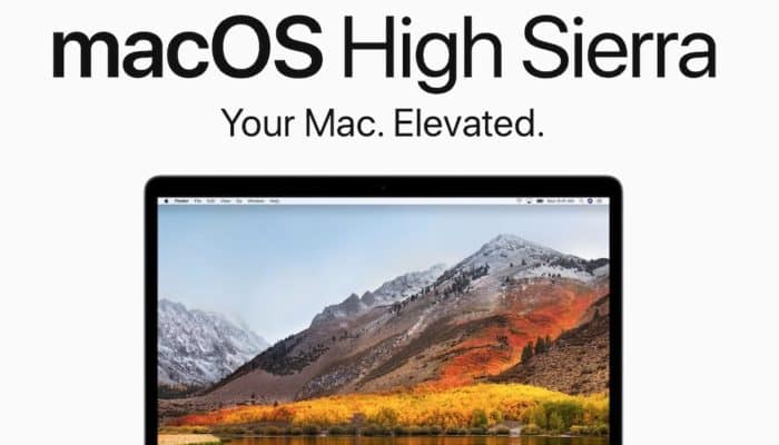 SSD macOS High Sierra