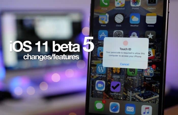 iOS 11 Developer-Beta 5