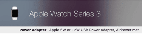 MacTracker Apple Watch Series3