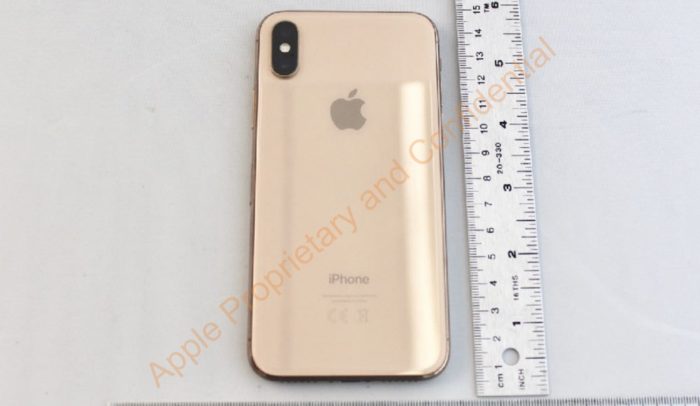iPhone X in Gold FCC