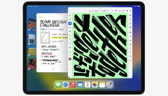 iPadOS 16 Stage Manager RC1